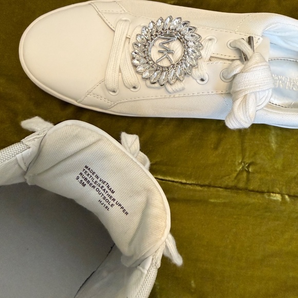 Michael Kors White Embellished Sneaker - Picture 4 of 5